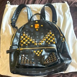 MCM Black Backpack